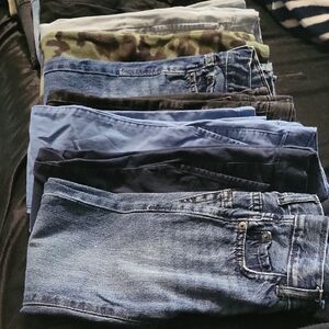 15 Pairs Of Assorted Boys Jeans and Pants Collection